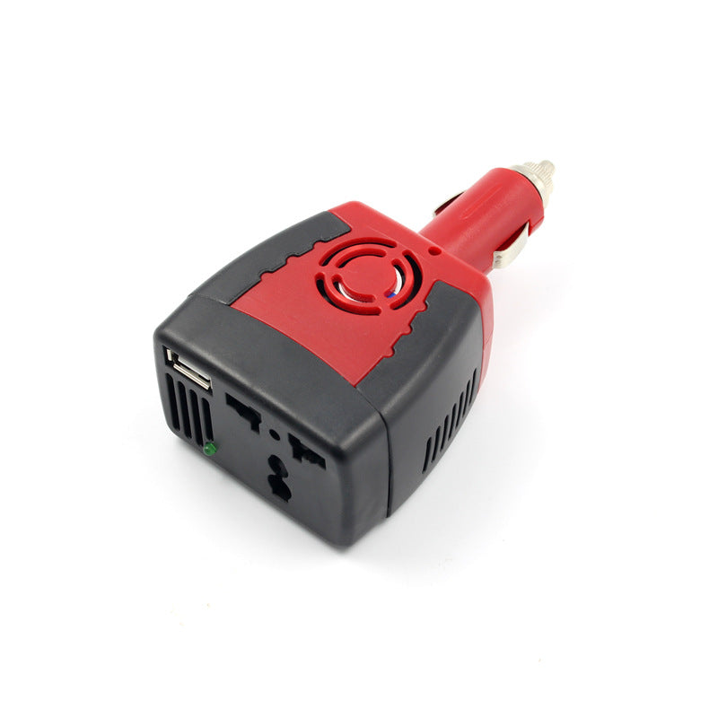 150w car inverter 12v to 220v power converter booster 0 - Tophatter Daily Deals