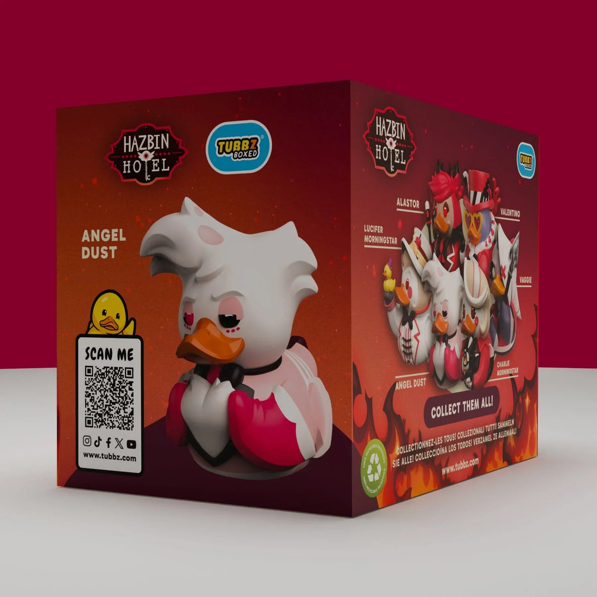 Hazbin Hotel: Angel Dust TUBBZ (Boxed Edition) TUBBZ Collectible Duck - Tophatter Daily Deals