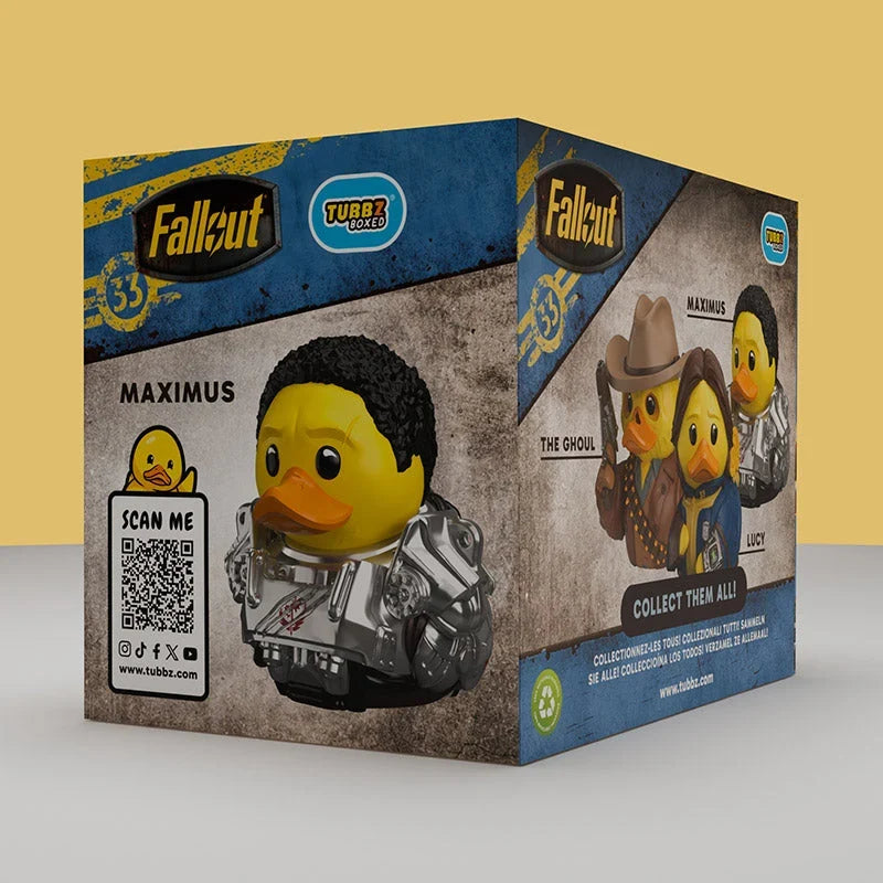 Fallout TV: Maximus TUBBZ (Boxed Edition) TUBBZ Collectible Duck - Tophatter Daily Deals