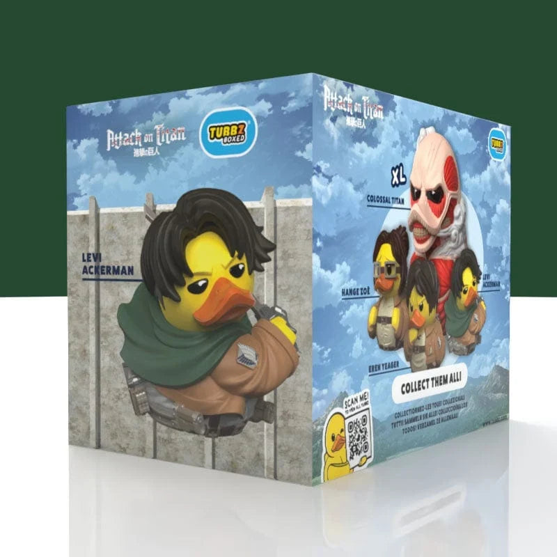 Attack on Titan: Levi Ackerman TUBBZ (Boxed Edition) TUBBZ Collectible Duck - Tophatter Daily Deals