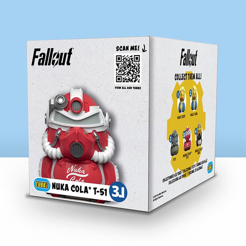 Fallout: Nuka-Cola T-51 TUBBZ (Boxed Edition) TUBBZ Collectible Duck - Tophatter Daily Deals