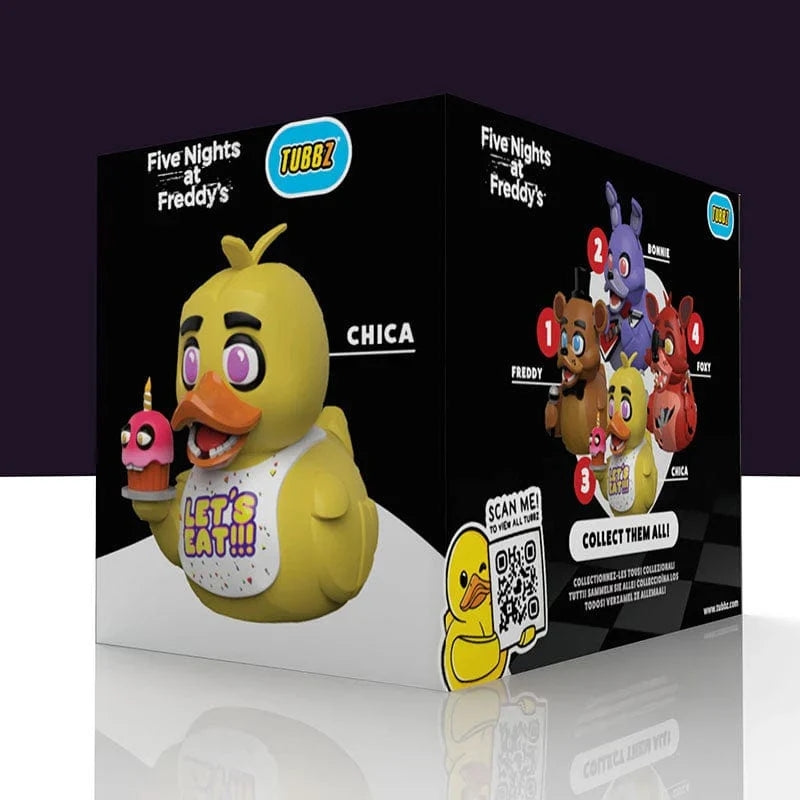 Five Nights At Freddy's: Chica TUBBZ (Boxed Edition) TUBBZ Collectible Duck - Tophatter Daily Deals