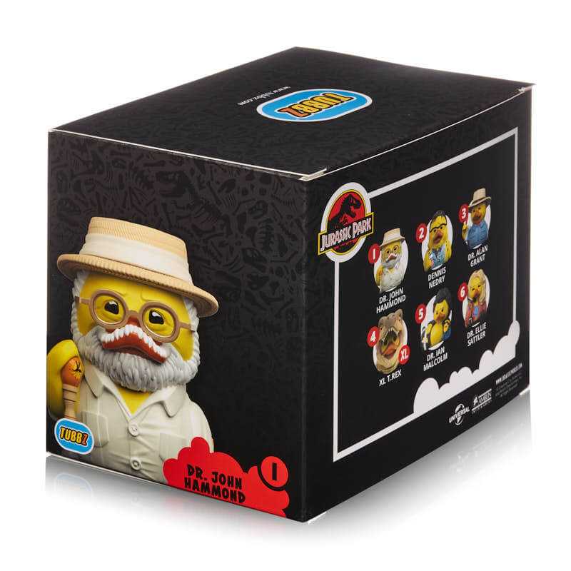 Jurassic Park: Dr. John Hammond TUBBZ (Boxed Edition) TUBBZ Collectible Duck - Tophatter Daily Deals
