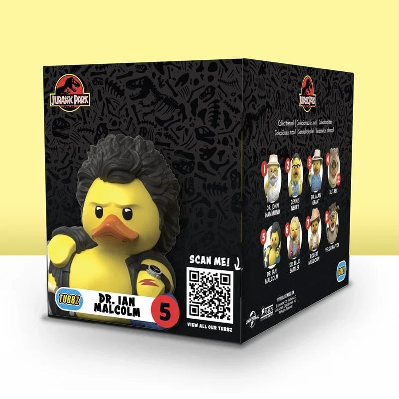 Jurassic Park: Ian Malcom TUBBZ (Boxed Edition) TUBBZ Collectible Duck - Tophatter Daily Deals