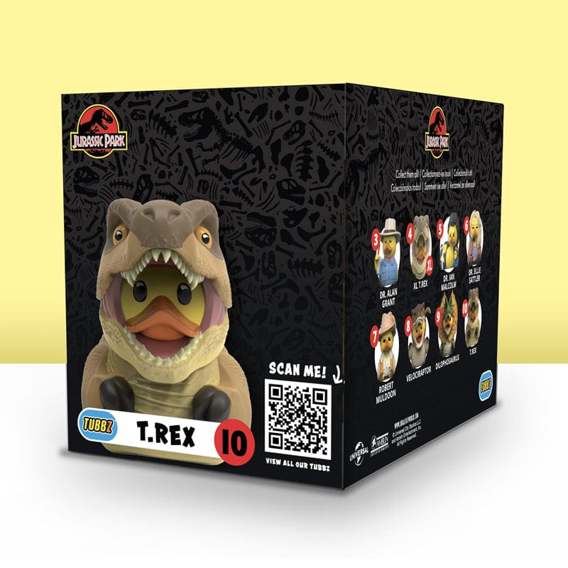 Jurassic Park: T-Rex TUBBZ (Boxed Edition) TUBBZ Collectible Duck - Tophatter Daily Deals