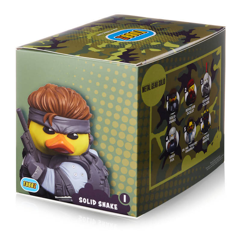 Metal Gear: Solid Solid Snake TUBBZ (Boxed Edition) TUBBZ Collectible Duck - Tophatter Daily Deals