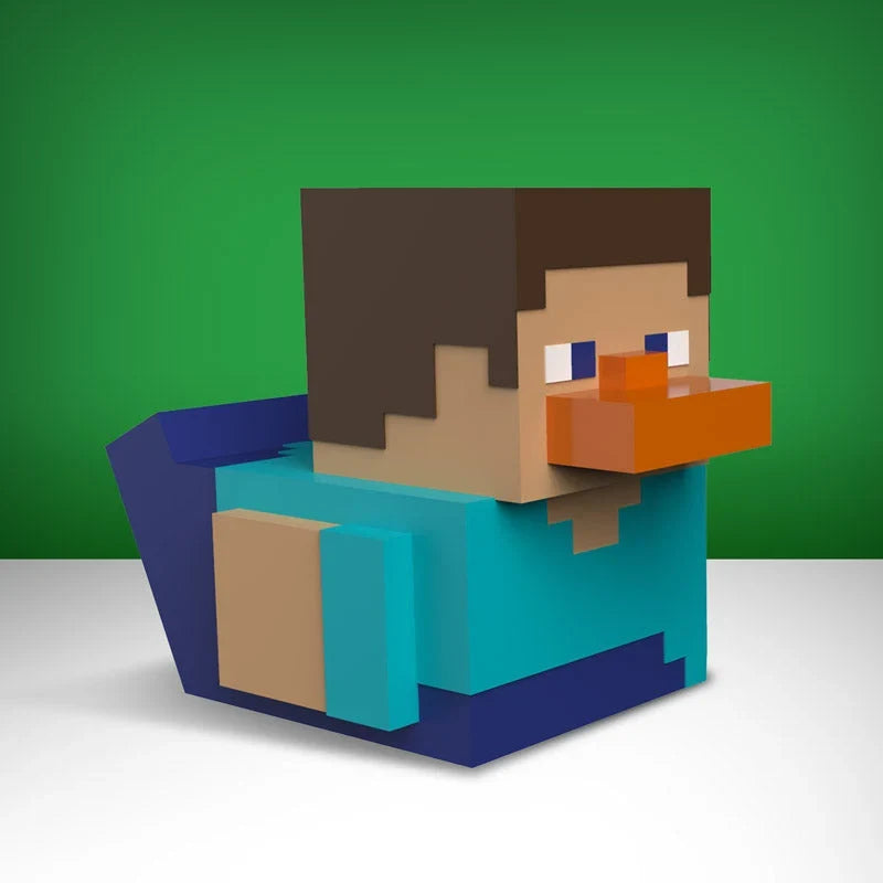Minecraft: Steve TUBBZ (Boxed Edition) TUBBZ Collectible Duck - Tophatter Daily Deals