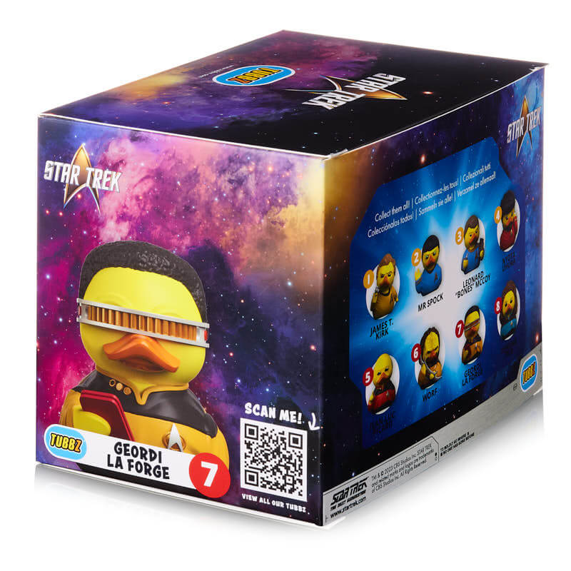 Star Trek: Geordi La Forge TUBBZ (Boxed Edition) TUBBZ Collectible Duck - Tophatter Daily Deals