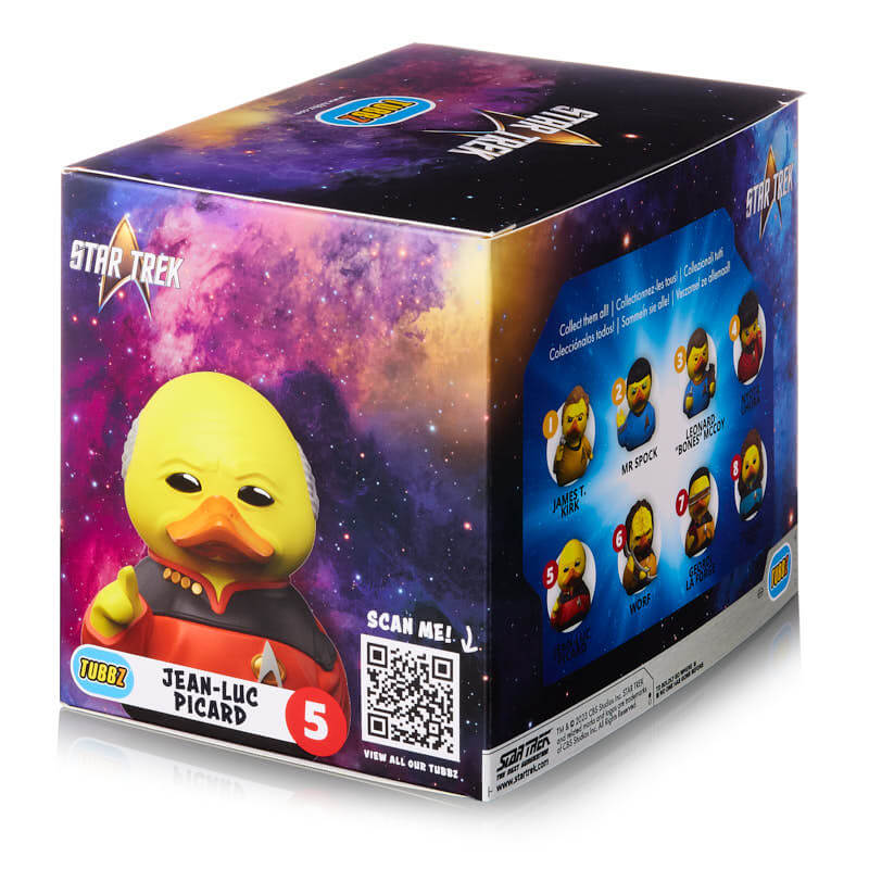 Star Trek: Jean-Luc Picard TUBBZ (Boxed Edition) TUBBZ Collectible Duck - Tophatter Daily Deals