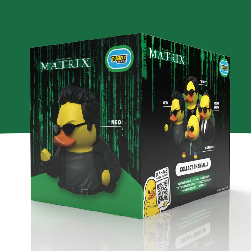 The Matrix: Neo TUBBZ (Boxed Edition) TUBBZ Collectible Duck - Tophatter Daily Deals