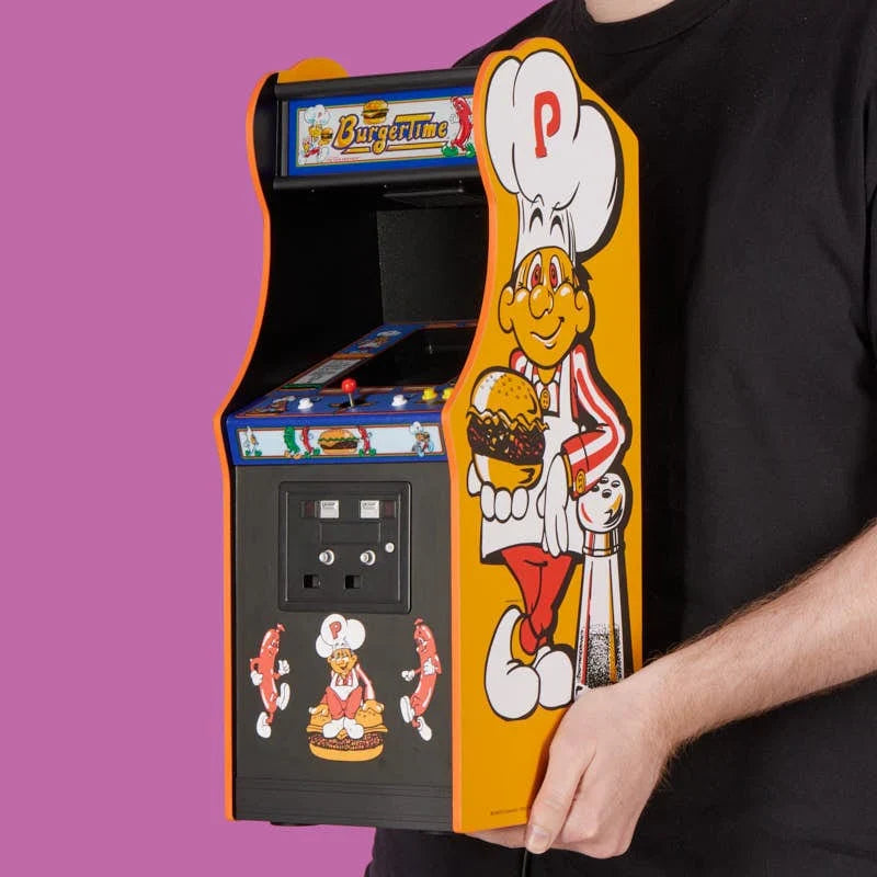 Data East BurgerTime Quarter Size Arcade Cabinet Arcade Machine - Tophatter Daily Deals