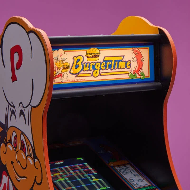 Data East BurgerTime Quarter Size Arcade Cabinet Arcade Machine - Tophatter Daily Deals