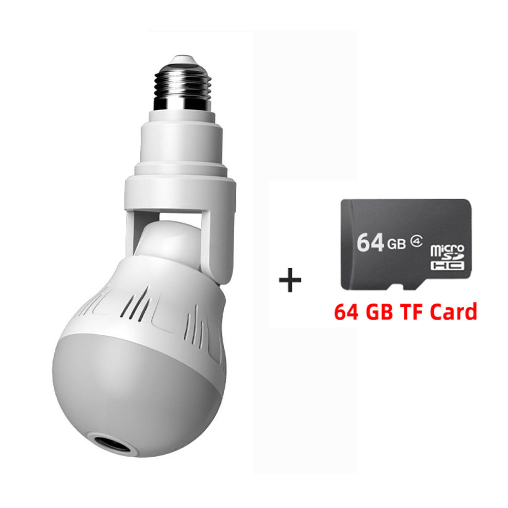 1080P HD night vision 360° panoramic camera 64G 0 - Tophatter Daily Deals