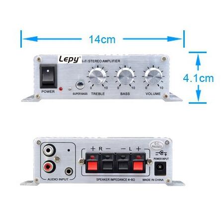 268 Amplifier DC12V Amplifier High-fidelity High-power Car/Motorcycle Hot Amplifier 0 - Tophatter Daily Deals