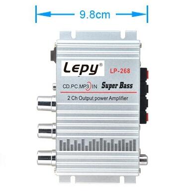 268 Amplifier DC12V Amplifier High-fidelity High-power Car/Motorcycle Hot Amplifier 0 - Tophatter Daily Deals