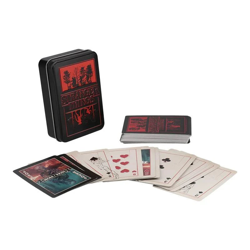 Stranger Things - Stranger Things 5 Playing Cards in a Tin Playing Cards - Tophatter Daily Deals