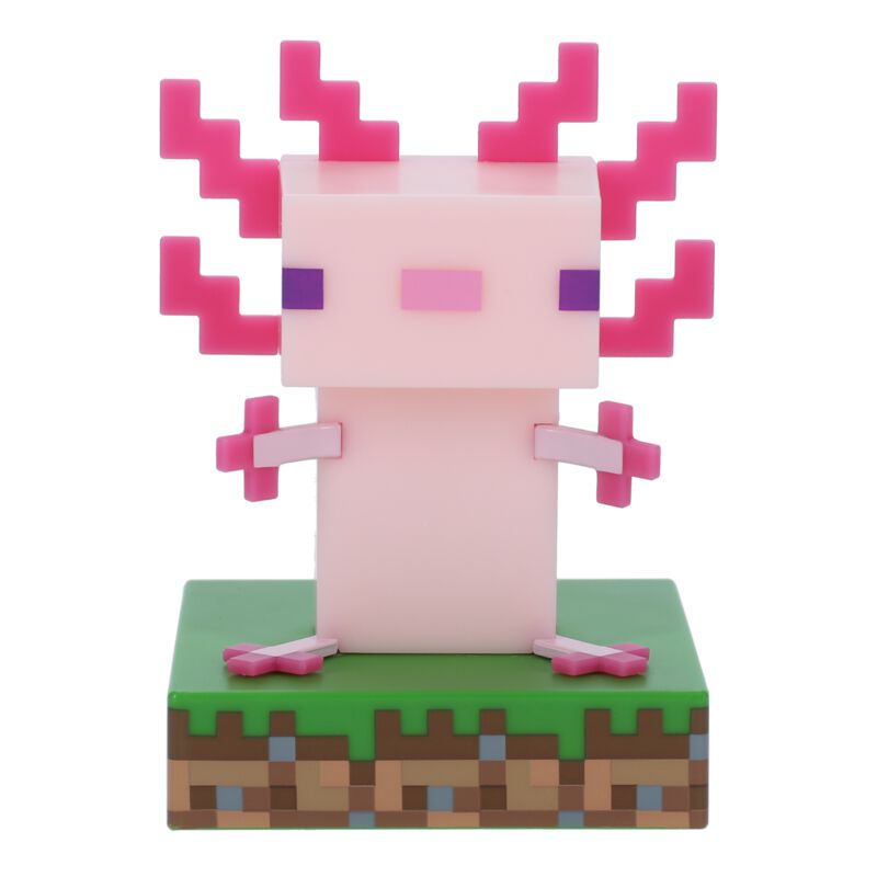 Minecraft - Axolotl Icon Light Collectible - Tophatter Daily Deals