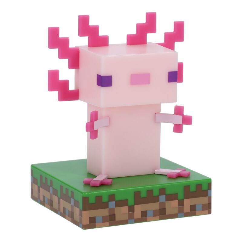 Minecraft - Axolotl Icon Light Collectible - Tophatter Daily Deals