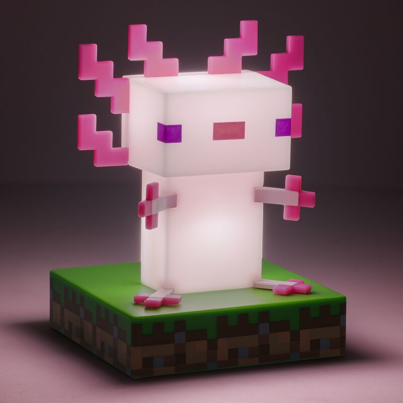 Minecraft - Axolotl Icon Light Collectible - Tophatter Daily Deals
