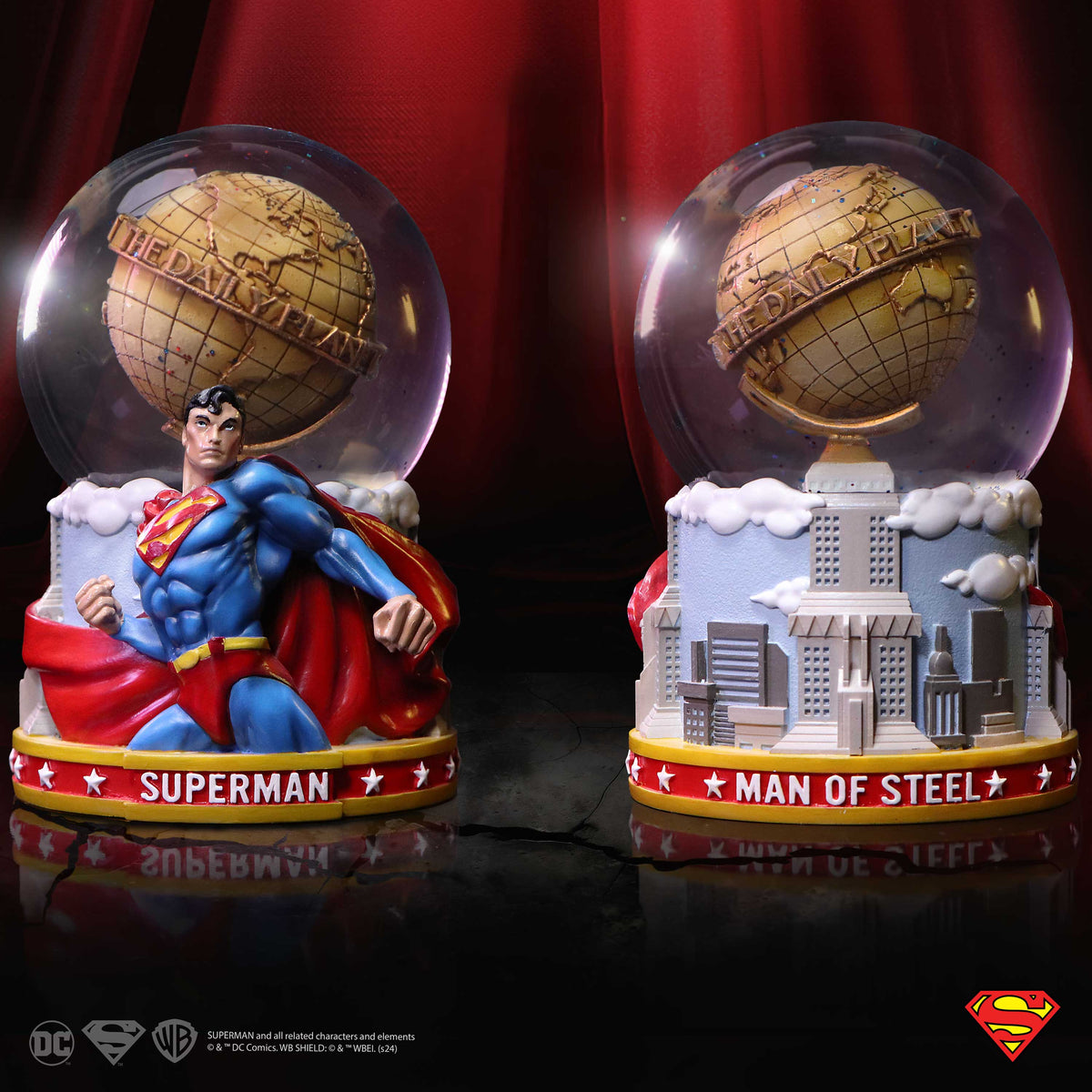 DC – Official The Daily Planet Superman Snow Globe Snow Globe - Tophatter Daily Deals