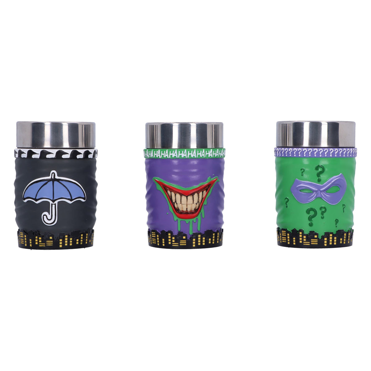 DC – Official Batman Super-Villain Collectible Mini Cup Set Collectible Replica - Tophatter Daily Deals