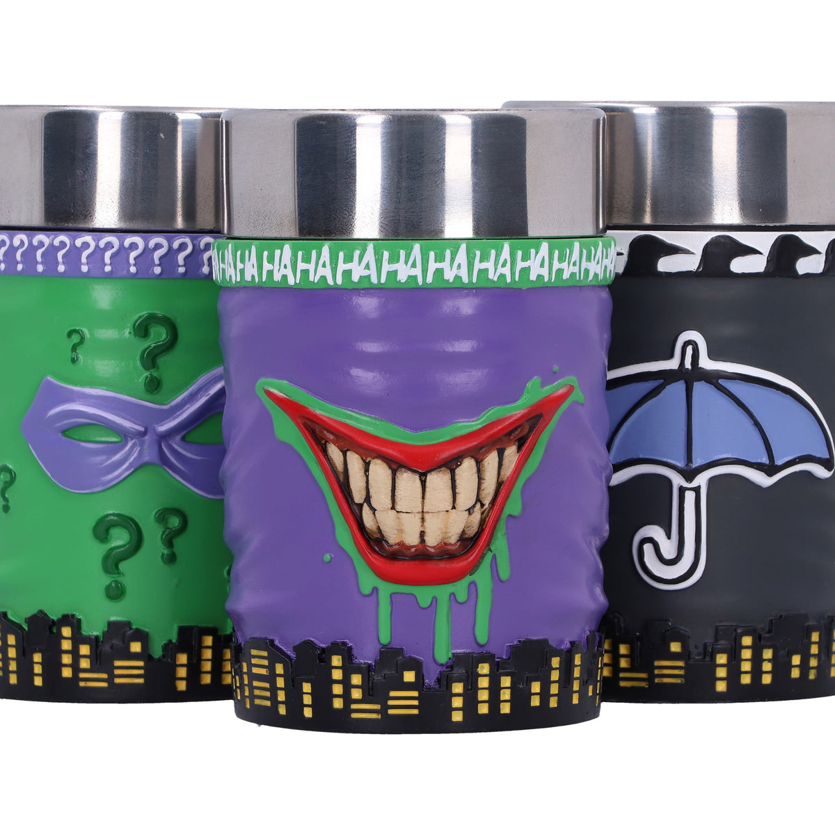 DC – Official Batman Super-Villain Collectible Mini Cup Set Collectible Replica - Tophatter Daily Deals