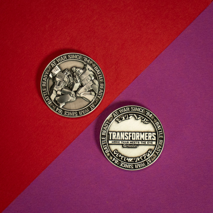 Transformers – Official Limited Edition Collectible Coin Replica Coin - Tophatter Daily Deals