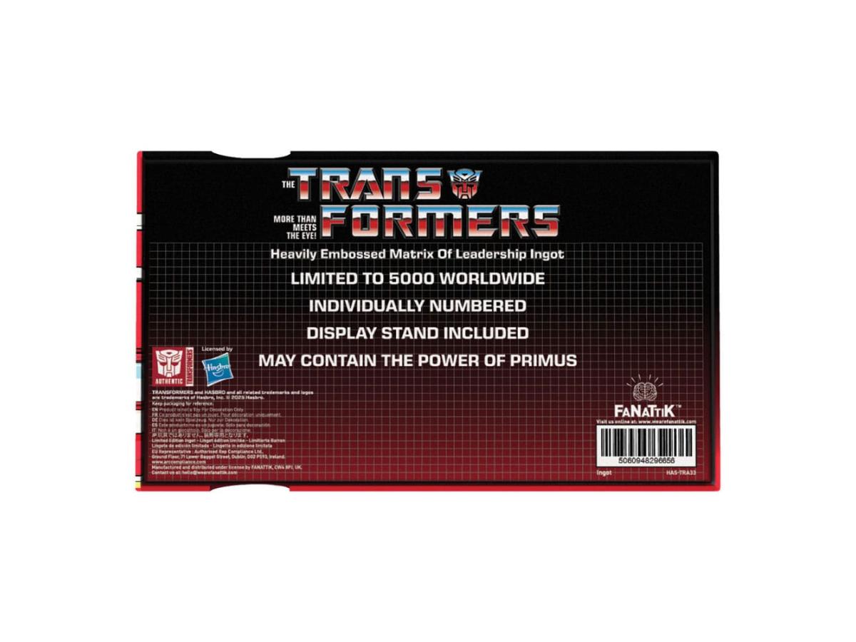 Transformers – Official Matrix of Leadership Limited Edition Metal Replica Collectible Replica - Tophatter Daily Deals