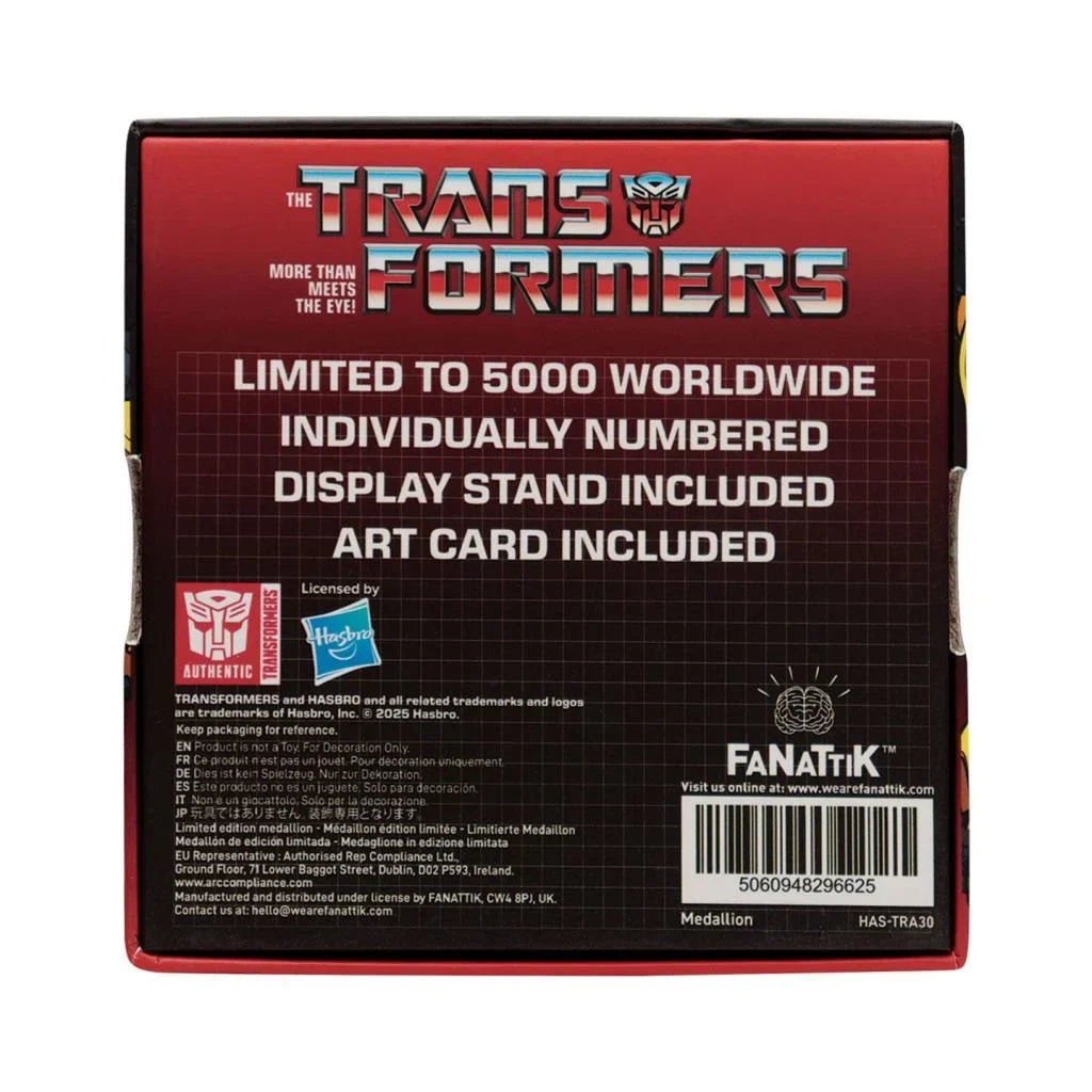 Transformers – Official Limited Edition Bumblebee Medallion Replica Coin - Tophatter Daily Deals