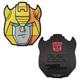 Transformers – Official Limited Edition Bumblebee Medallion Replica Coin - Tophatter Daily Deals