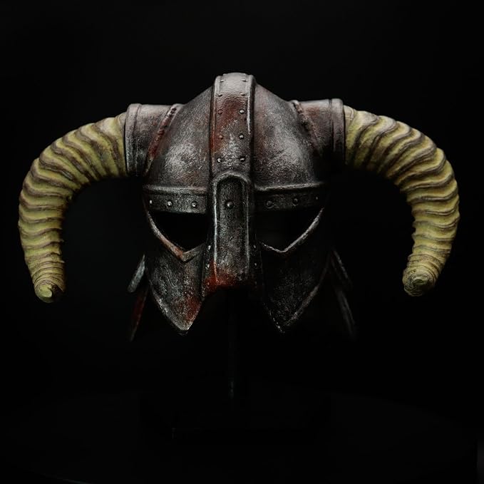 The Elder Scrolls V: Skyrim – Official Dragonborn Helmet Replica Helmet Replica - Tophatter Daily Deals
