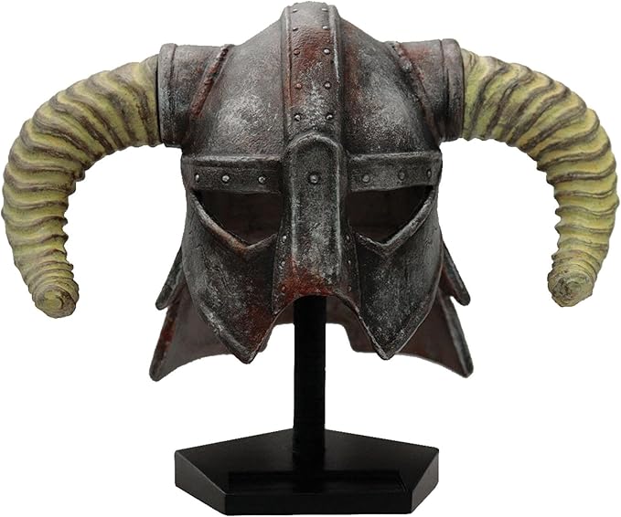 The Elder Scrolls V: Skyrim – Official Dragonborn Helmet Replica Helmet Replica - Tophatter Daily Deals