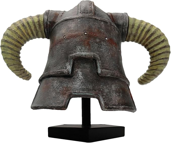 The Elder Scrolls V: Skyrim – Official Dragonborn Helmet Replica Helmet Replica - Tophatter Daily Deals