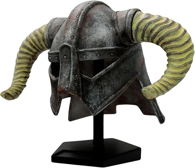 The Elder Scrolls V: Skyrim – Official Dragonborn Helmet Replica Helmet Replica - Tophatter Daily Deals
