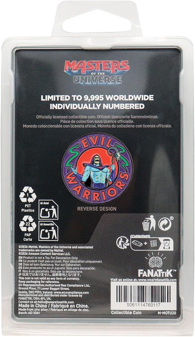 Masters of the Universe® 2026 - Limited Edition He-Man & Skeletor Coin Replica Coin - Tophatter Daily Deals