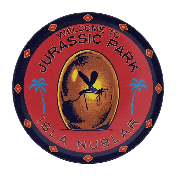 Jurassic Park – Official Printed Metal Drinks Coasters Coaster - Tophatter Daily Deals