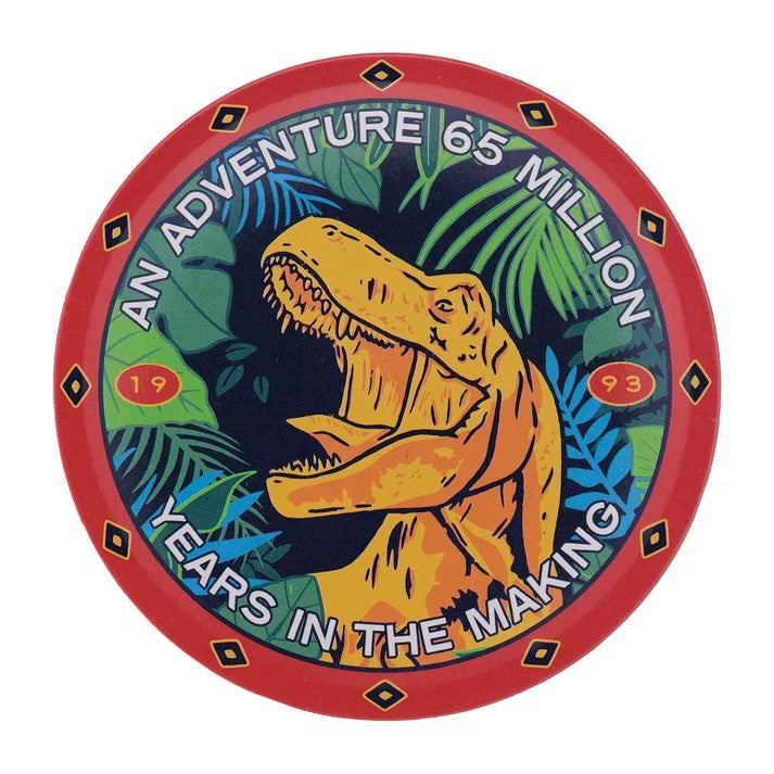 Jurassic Park – Official Printed Metal Drinks Coasters Coaster - Tophatter Daily Deals