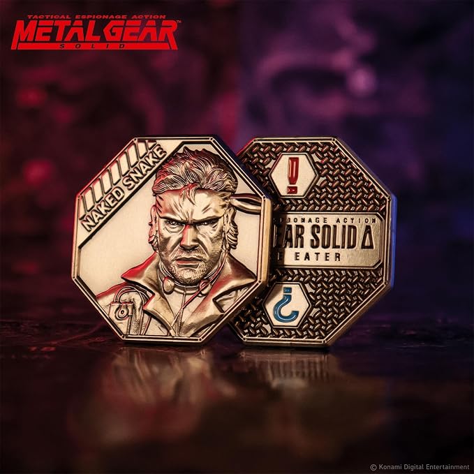 Metal Gear Solid Delta – Official Limited Edition Naked Snake Collectible Coin Replica Coin - Tophatter Daily Deals