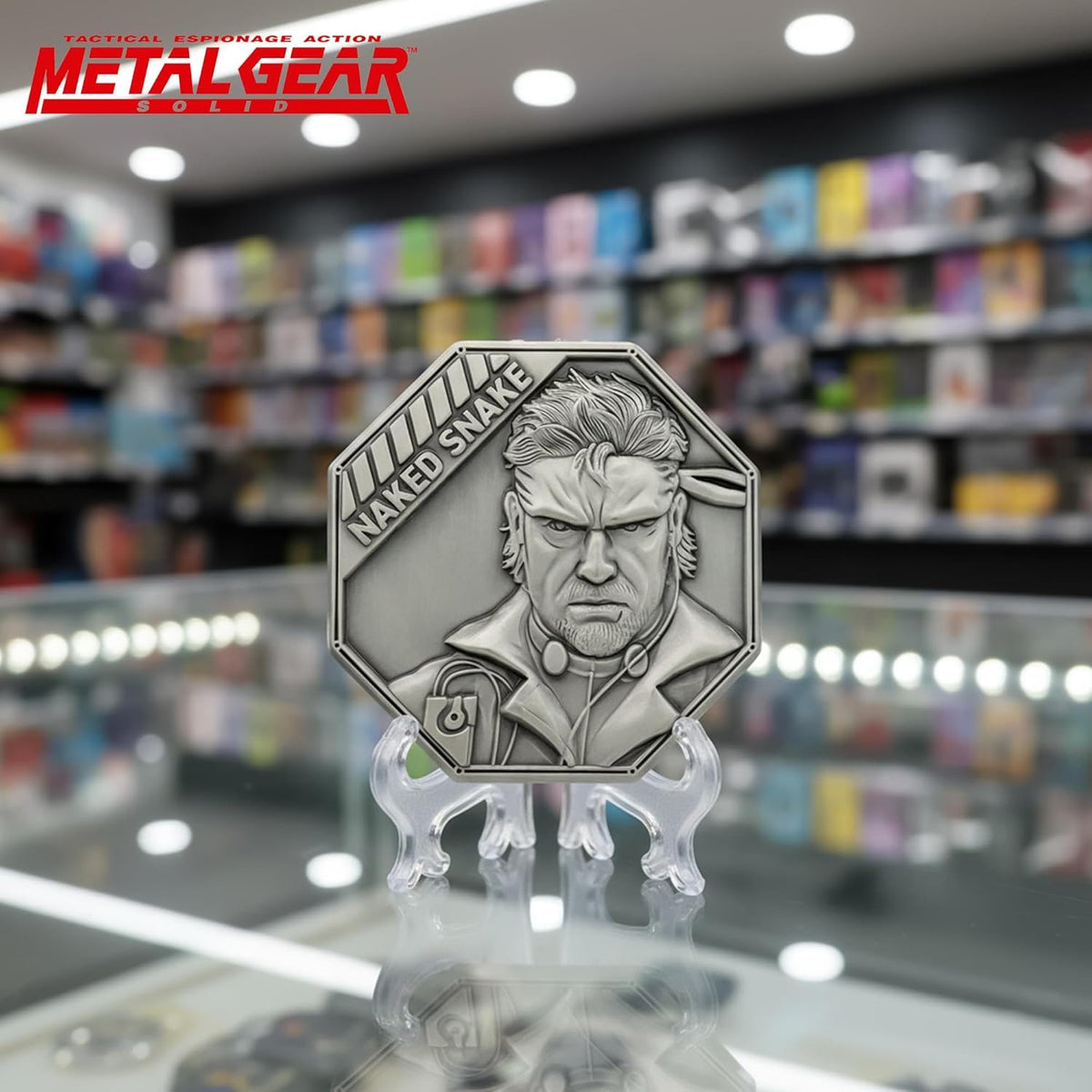 Metal Gear Solid Delta – Official Limited Edition Naked Snake Collectible Coin Replica Coin - Tophatter Daily Deals