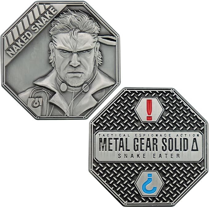 Metal Gear Solid Delta – Official Limited Edition Naked Snake Collectible Coin Replica Coin - Tophatter Daily Deals
