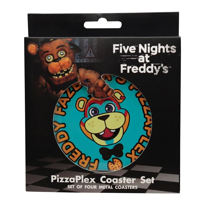 Five Nights at Freddy's – Official Printed Metal Drinks Coasters Coaster - Tophatter Daily Deals