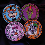 Five Nights at Freddy's – Official Printed Metal Drinks Coasters Coaster - Tophatter Daily Deals