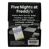 Five Nights at Freddy's – Official Replica Security Badge (Antique Brass Edition) Badge - Tophatter Daily Deals