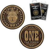 Five Nights at Freddy's – Official One Faz-Token Collectible Coin Replica Coin - Tophatter Daily Deals