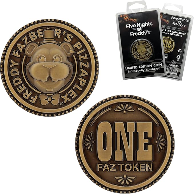 Five Nights at Freddy's – Official One Faz-Token Collectible Coin Replica Coin - Tophatter Daily Deals