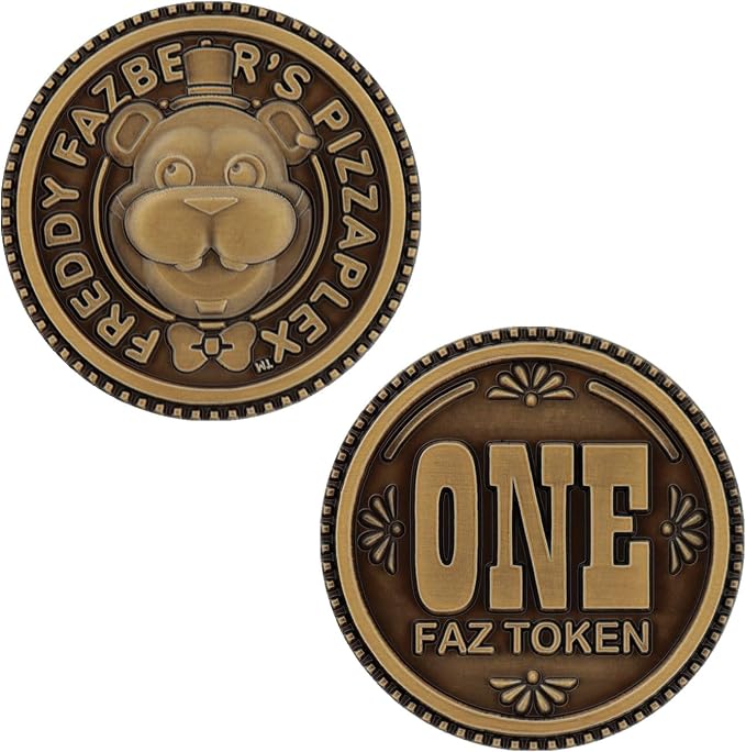 Five Nights at Freddy's – Official One Faz-Token Collectible Coin Replica Coin - Tophatter Daily Deals