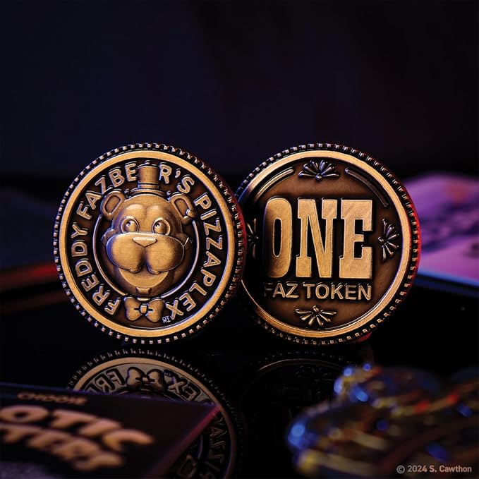 Five Nights at Freddy's – Official One Faz-Token Collectible Coin Replica Coin - Tophatter Daily Deals