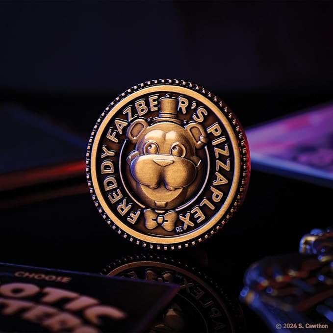 Five Nights at Freddy's – Official One Faz-Token Collectible Coin Replica Coin - Tophatter Daily Deals