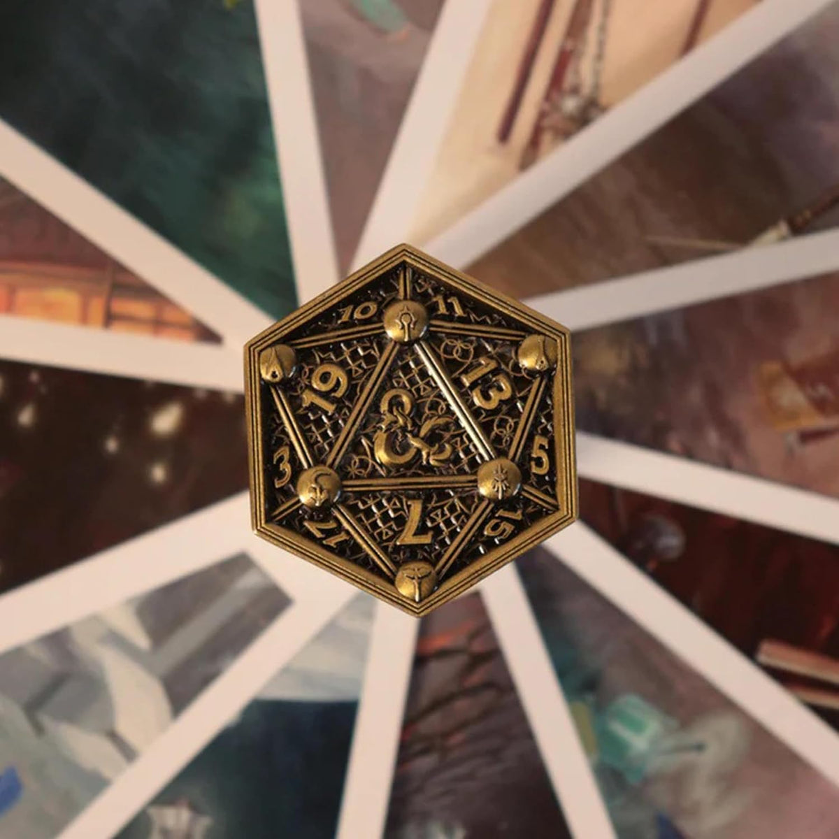 Dungeons & Dragons – Official Class Cards & D20 Flip Coin Set Dice Set - Tophatter Daily Deals