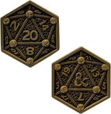 Dungeons & Dragons – Official Class Cards & D20 Flip Coin Set Dice Set - Tophatter Daily Deals